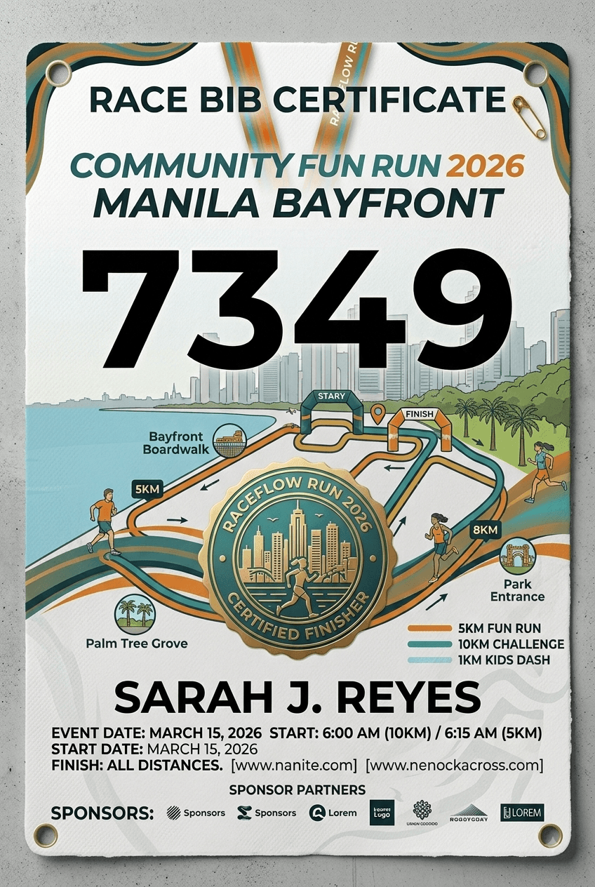 Race Bib
